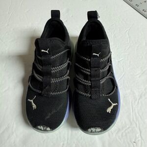 PUMA Kids Black Running Shoes Size 12C Sneakers Athletic Comfort